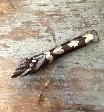 Load image into Gallery viewer, Rare Rosewood & Silver Vintage 3” Figa Hand