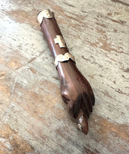 Load image into Gallery viewer, Rare Rosewood & Silver Vintage 3” Figa Hand