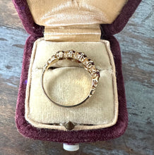 Load image into Gallery viewer, Almandine Garnet Five Stone Ring English 9k