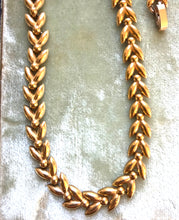 Load image into Gallery viewer, Vintage KREMENTZ Holly Berry Gold Filled Choker Necklace