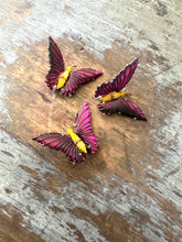 Load image into Gallery viewer, Vintage Mother Of Pearl Ocean Treasures Butterfly Pins Set 3