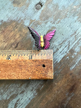 Load image into Gallery viewer, Vintage Mother Of Pearl Ocean Treasures Butterfly Pins Set 3