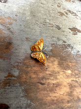 Load image into Gallery viewer, Hroar Prydz Enamel Sterling Silver Butterfly Pin Brooch