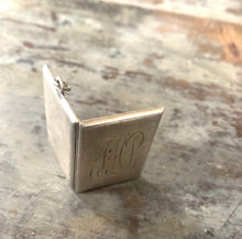 Load image into Gallery viewer, Sterling Silver Art Deco Locket Monogram FAP