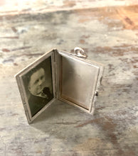 Load image into Gallery viewer, Sterling Silver Art Deco Locket Monogram FAP