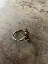 Load image into Gallery viewer, Sterling Silver Skull Ring G&S Spiked Skull