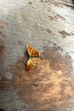 Load image into Gallery viewer, Hroar Prydz Enamel Sterling Silver Butterfly Pin Brooch