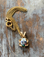 Load image into Gallery viewer, 14k Gold Italian Enamel Miraculous Medal Charm Bracelet