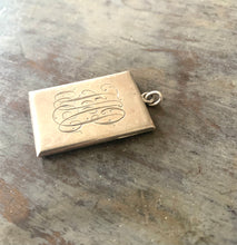 Load image into Gallery viewer, Sterling Silver Art Deco Locket Monogram FAP