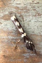 Load image into Gallery viewer, Rare Rosewood &amp; Silver Vintage 3” Figa Hand
