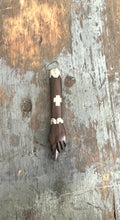 Load image into Gallery viewer, Rare Rosewood &amp; Silver Vintage 3” Figa Hand
