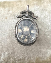 Load image into Gallery viewer, Rare Austro Hungarian Garnet Pearl Locket
