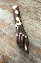 Load image into Gallery viewer, Rare Rosewood &amp; Silver Vintage 3” Figa Hand
