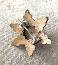 Load image into Gallery viewer, Victorian Bohemian Garnet Victorian Star Pin Brooch
