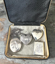 Load image into Gallery viewer, Vintage Sterling Silver Lg Puffy Heart Pendant
