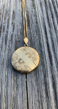 Load image into Gallery viewer, Edwardian Gold Filled Floral Locket Necklace
