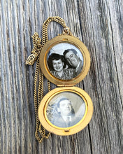 Load image into Gallery viewer, Edwardian Gold Filled Floral Locket Necklace
