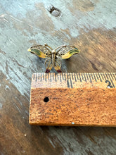 Load image into Gallery viewer, Vintage 800 Silver Enamel Filigree Butterfly Pin Brooch
