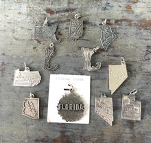 Load image into Gallery viewer, Sterling Silver US State Travel Charms Lot
