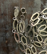 Load image into Gallery viewer, Vintage 925 Sterling Silver Mexican Chain Link Necklace
