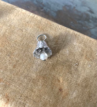 Load image into Gallery viewer, Sterling Silver Bell Charm Pearl Clapper
