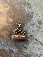 Load image into Gallery viewer, Victorian Carnelian Wax Seal Fob Pendant
