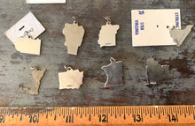 Load image into Gallery viewer, Vintage Enamel State Charm Missouri Sterling
