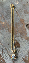 Load image into Gallery viewer, 14k Gold Italian Enamel Miraculous Medal Charm Bracelet
