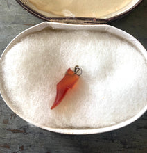 Load image into Gallery viewer, Rare Victorian Carnelian Agate Shoe Charm
