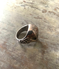 Load image into Gallery viewer, Sterling Silver Skull Ring  G&amp;S Ring Skeleton Hands
