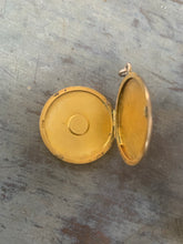 Load image into Gallery viewer, Edwardian Gold Filled CS Monogrammed Locket Pendant

