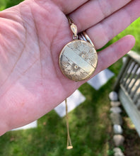 Load image into Gallery viewer, Edwardian Gold Filled Floral Locket Necklace
