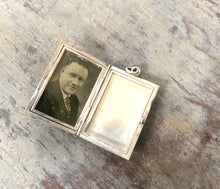 Load image into Gallery viewer, Sterling Silver Art Deco Locket Monogram FAP
