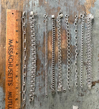 Load image into Gallery viewer, Sterling Silver Charm Bracelet Starter Coiled Rope Link
