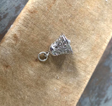 Load image into Gallery viewer, Vintage Sterling Silver Filigree Bell Charm
